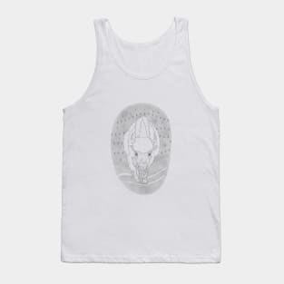 White Buffalo spirit animal Tank Top